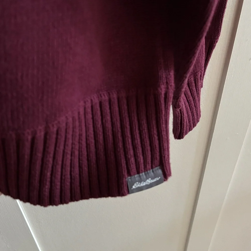 Eddie Bauer Men’s Quarter Zip Sweater